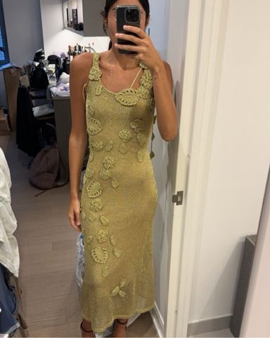 Gia Gold Knit Dress