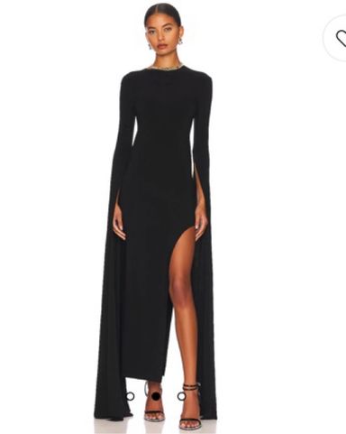 Norma Kamali Ribbon Sleeve Gown | Pickle