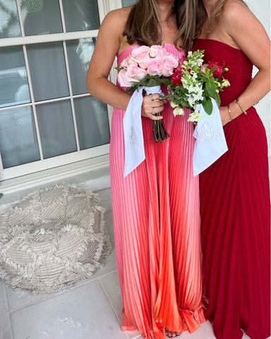 L'Idee Bisous Ombre Pleated Dress | Pickle