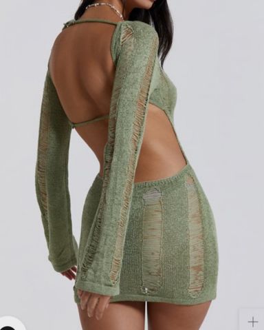 Jaded London Green Mini Dress | Pickle