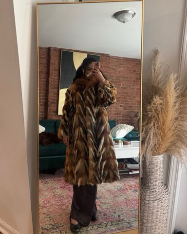 Fox Fur Coat Leather | Pickle