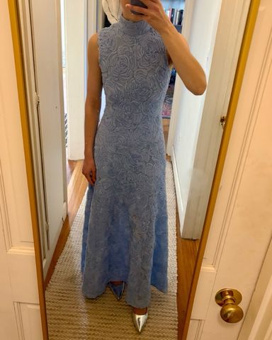 Staud Calluna Dress in Blue Rose | Pickle