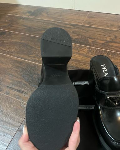 🤍 Prada Heeled Loafers | Pickle