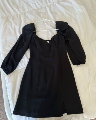 Novella mini dress black new arrivals