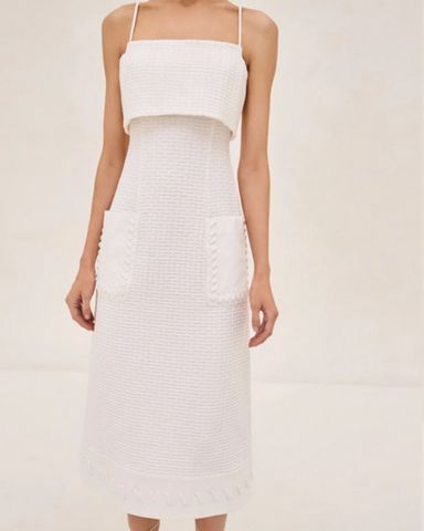 Simkhai Kittiya Sleeveless Midi-Dress | Pickle