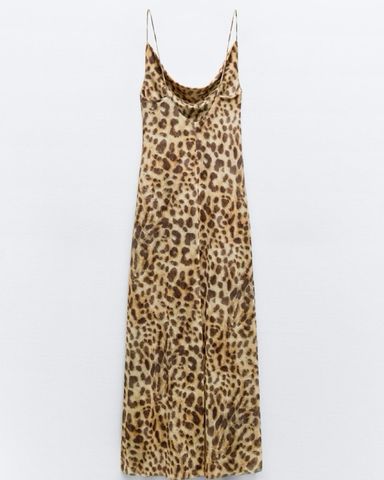スカート FENDI Animal print dress Fendi Parrot Animal Print Shirt Silk Dress Multicolor Size