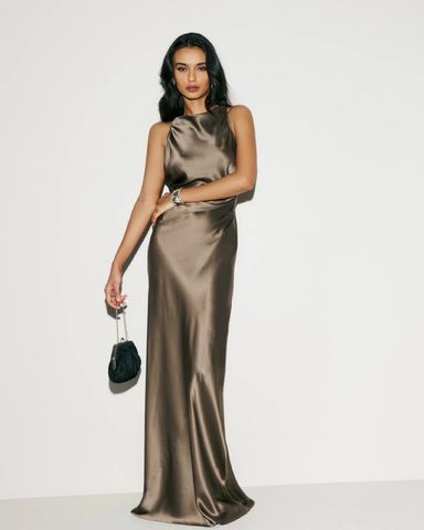 Reformation パイクサテンドレス Pike Satin Dress