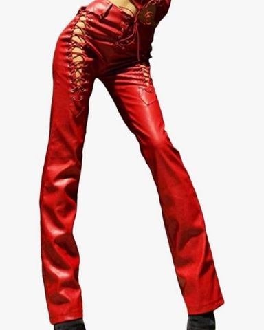 Red Leather Pants | Pickle