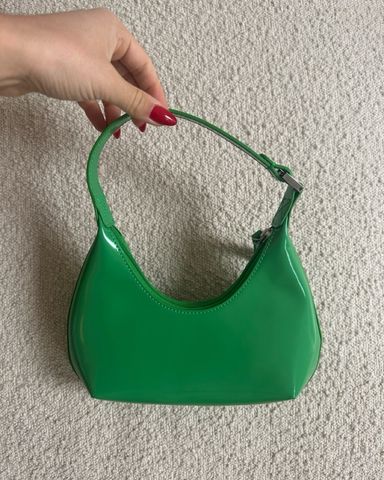Coach Green Suede Baguette Bag Y2k | Pickle
