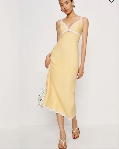 【Reformation】マルヴィナ リネン ドレス Reformation Malvina Linen Dress | Shopbop