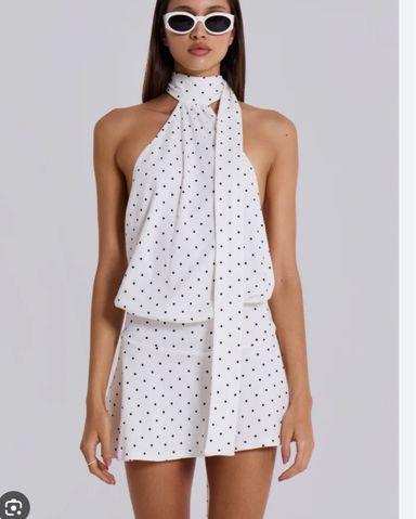 ★PALE JADE★ Polkadot Mini Dress Jaded London Dress | Pickle