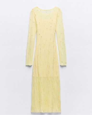 Zara Yellow Knit Dress | Pickle