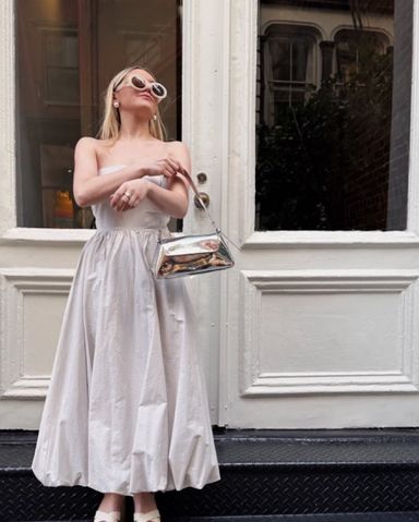 Pleated Bustier Dress | Pickle