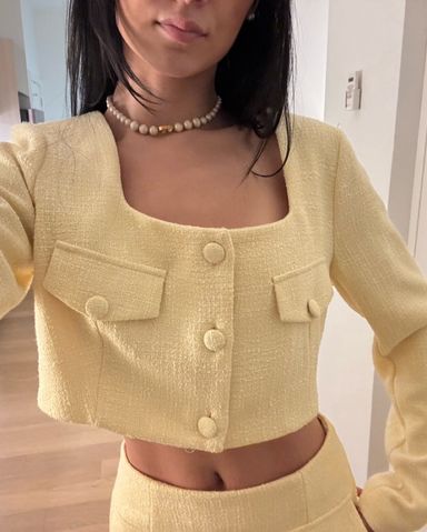 NYFW Orseund Iris Sheer Top SET | Pickle