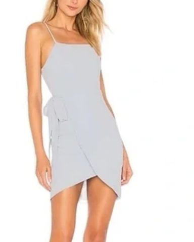 Lia Mini Dress In Light Blue | Pickle