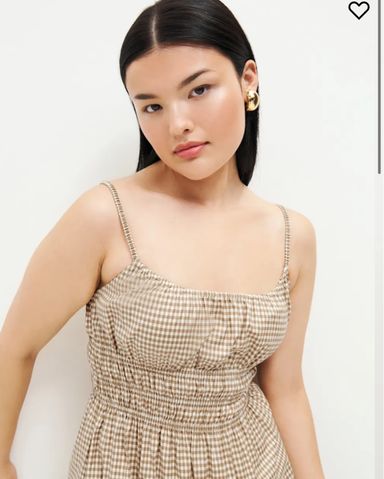 Reformation Clea Dress Clea Dress 水玉ミニドレス (肩紐なし) Reformation Clea Dress | Shopbop