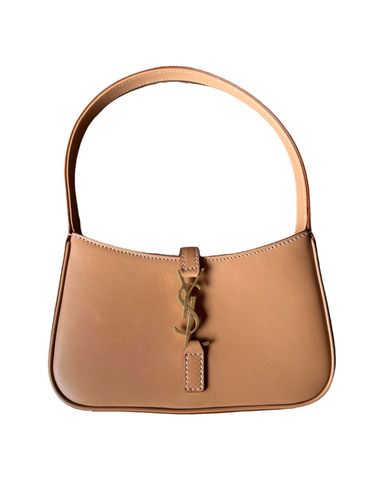 $650 YSL Uptown Pouch in Dark Beige | Pickle