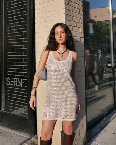 ★ZARA★ MINI CREPE DRESS CREPE MINI DRESS - Ecru | ZARA United States