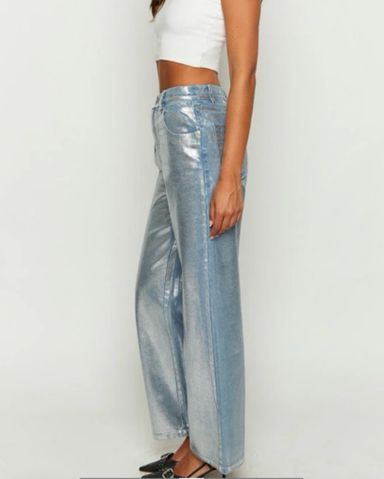 Zara Silver Jeans | Pickle