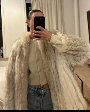 White Fox Fur Jacket | Pickle
