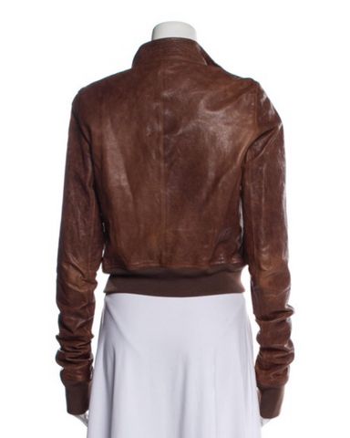 Marc Jacobs Brown Leather Jacket | Pickle