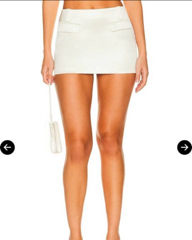 ◎ROSEFRANTZ◎ Satin CanCan Mini Skirt White 5009725002 Cancan Ruffle Mini Skirt [White] - 로제프란츠