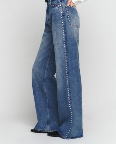 Reformation Cary Studded Jeans | Pickle