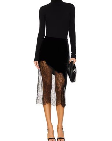 Reformation Perla Lace Skirt | Pickle
