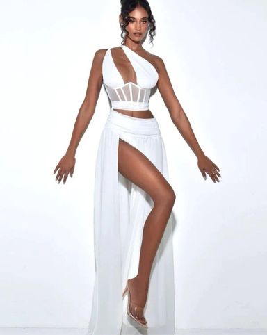 ♥こちゃんひめ♥ 　bibiy CATALINA DRESS Kim Strapless Ruffle Maxi Dress - Melon | Fashion Nova