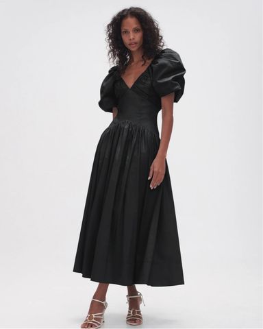 Aje Gabrielle Plunge Midi Dress | Pickle
