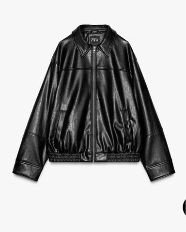 Zara Black Fur Jacket | Pickle