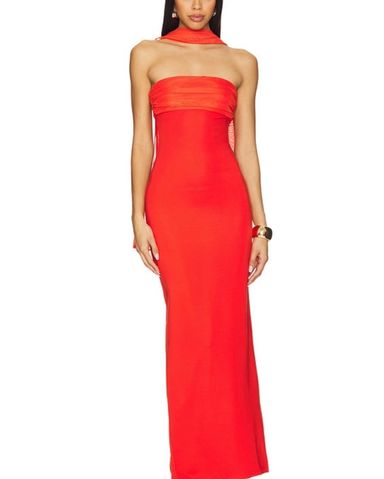 Mink Pink Cosima Ombre Mesh Maxi Dress | Pickle