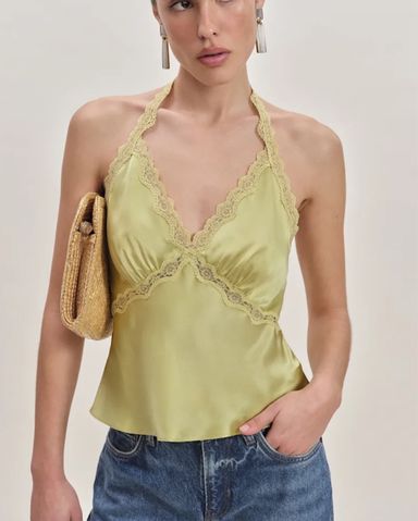 Reformation トップス Reformation Linen Floral Print Top - Neutrals Tops, Clothing