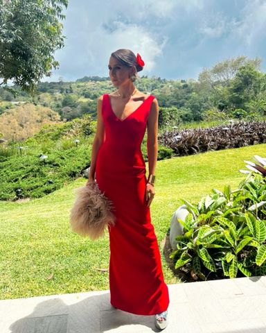 Red Solace London Gown | Pickle