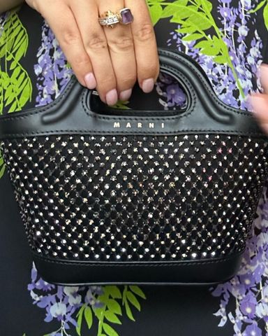 ■ ＊花＊ BLACK BASKET BAG MINI The Mini Bask | BASK HAWAII | Luxury Basket Bags — Bask