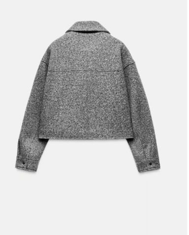 Zara Double Faced Wool Jacket | Pickle