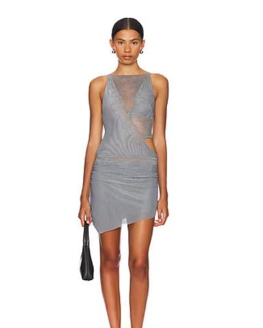 Jaded London Enya Backless Mini Dress | Pickle