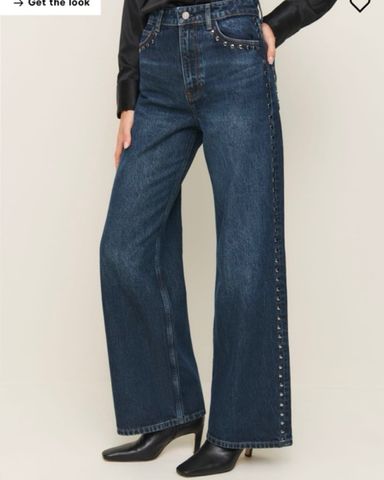 Cary’s Denim Reformation Cary High-Rise Slouchy Wide-Leg Jeans | Saks