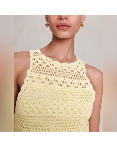Jason Wu Yellow Knit Midi Dress | Pickle
