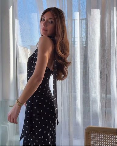 【ANDRESD】flocky dot dress flocky dot pants dress | ANDRESD