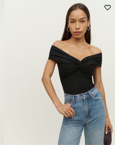 Reformation Black Delevan Top | Pickle