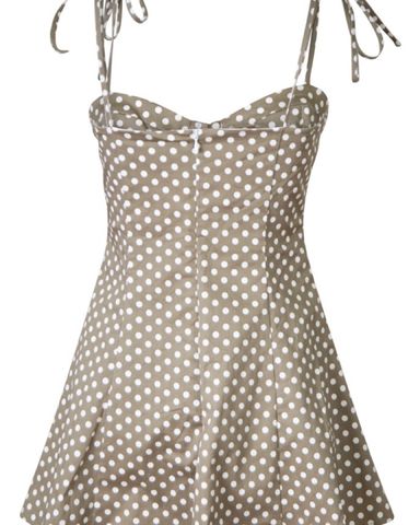 ★PALE JADE★ Polkadot Mini Dress Jaded London Enya Polka Dot Dress | Pickle