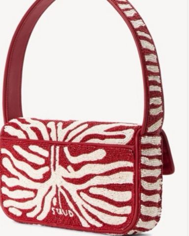 Staud Beaded Zebra Bag | Pickle