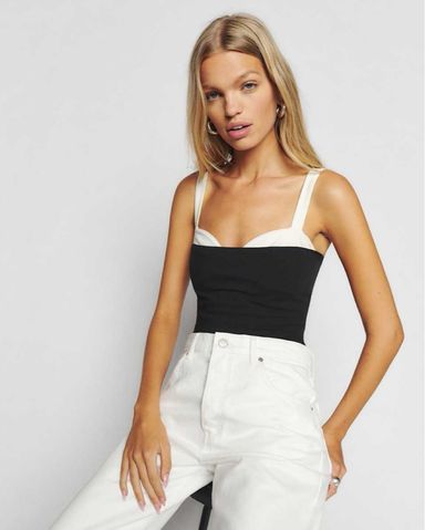 トップス Reformation Liza Top Black Reformation Liza Top | Shopbop