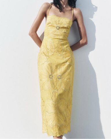 ★ZARA★ PRINTED TULLE MIDI DRESS Zara Printed Tulle Dress | Pickle