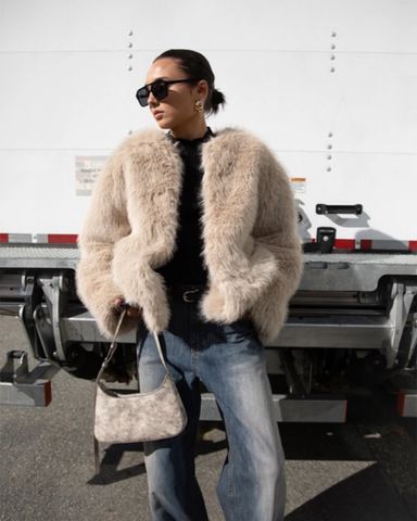 Alo Yoga Opulent Faux Fur Statement Jack | Pickle