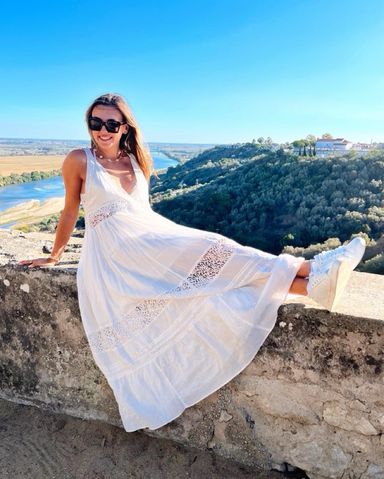 White Lace Midi Dress | Pickle