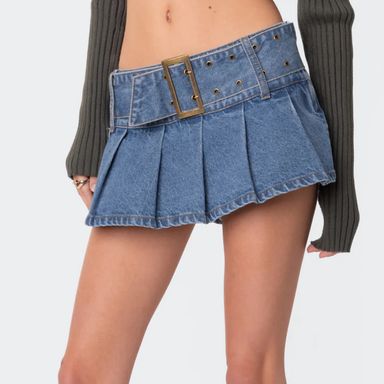 ‧˚₊*̥✧ jaded london denim skirt Shop Denim Assassin Micro Mini Skirt | Jaded London | Clothing