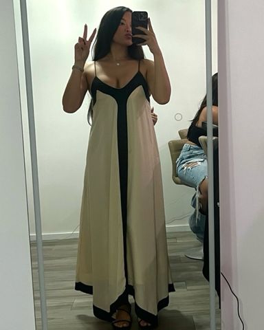 極美品　ハーリップトゥ　Two-Tone Midsummer Dress S Two-Tone Midsummer Dress / herlipto - メルカリ