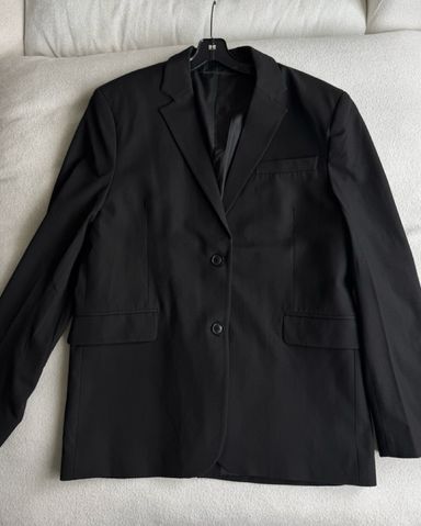 【関税&送料込】Off White Black Drill Oversize Blazer oversized single breasted blazer - Black | Weekday WW